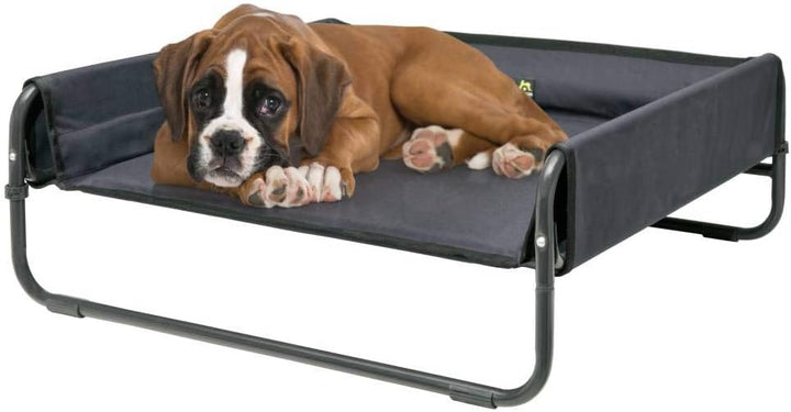 Maelson Soft Bed - Foldable Dog Bed Dog Couch Anthracite M - 71 x 71 x 29cm