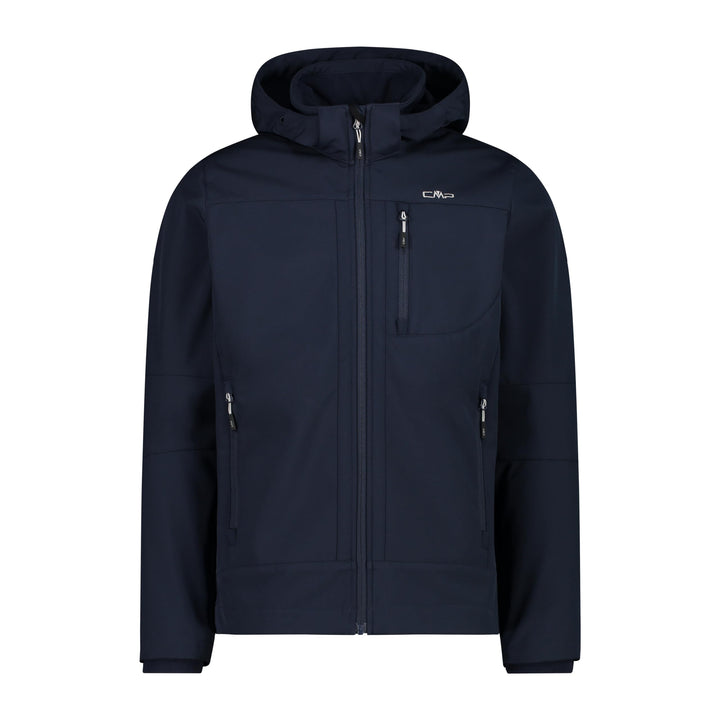 CMP Herren Herrenjacke mit Reissverschluss und Kapuze Softshelljacke 54 B.Blue-Ice, 54 B.Blue-Ice