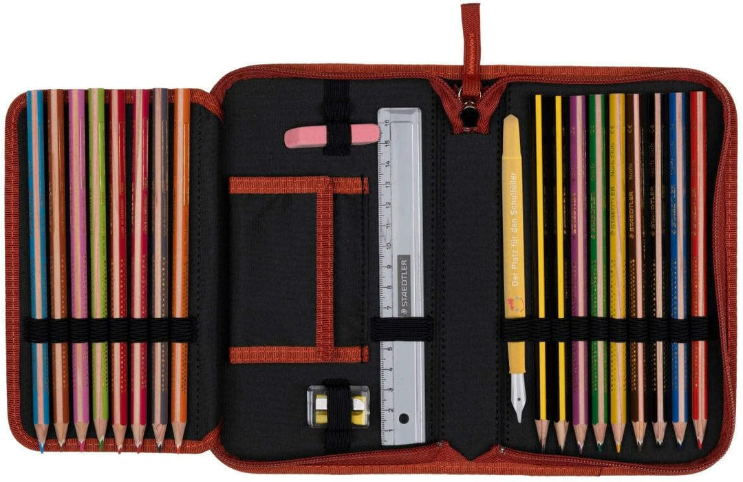 DerDieDas Schulranzen Set 5-tlg. Ergoflex MAX Buttons Polar