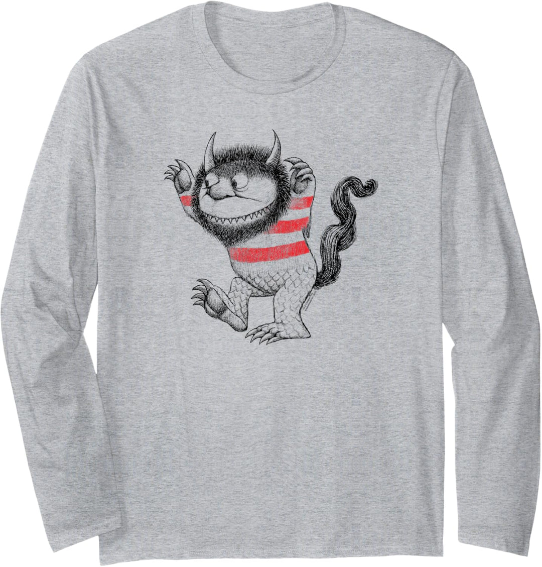 Where the Wild Things Are Carol Line Art Langarmshirt