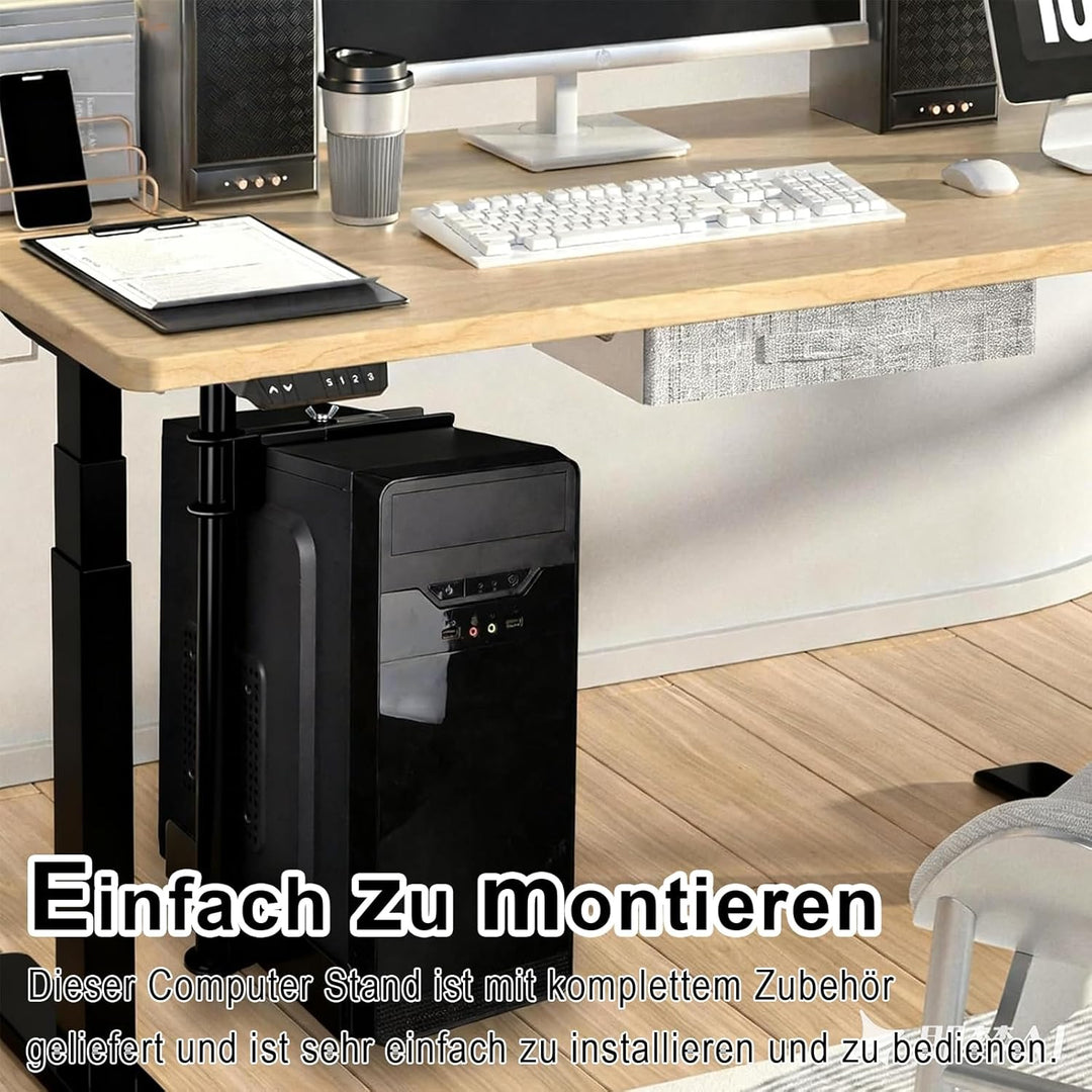 STEEIRO PC Halterung Unter Schreibtisch, Heavy Duty PC Halterung, Computergehäuse-Halterung bis zu 3
