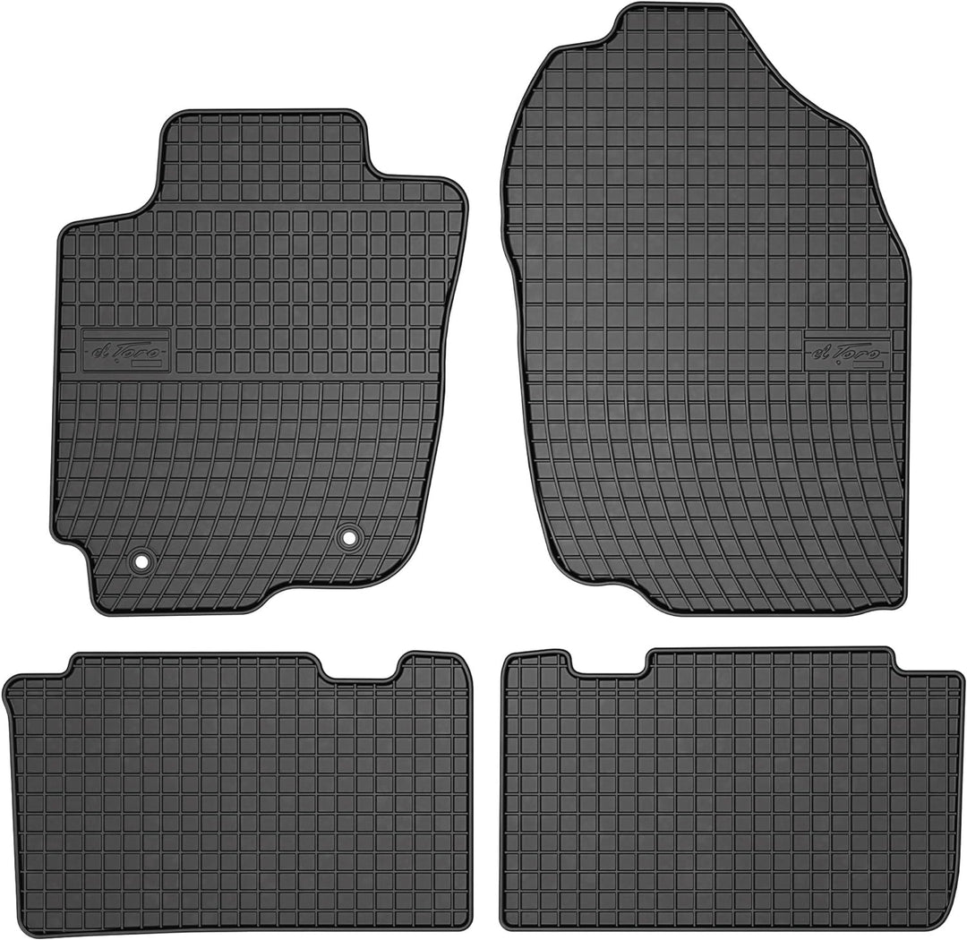 SMK Gummimatten Auto fussmatten Satz für Toyota RAV4 IV 2013-2019 Erleben Sie einen neuen Standard d