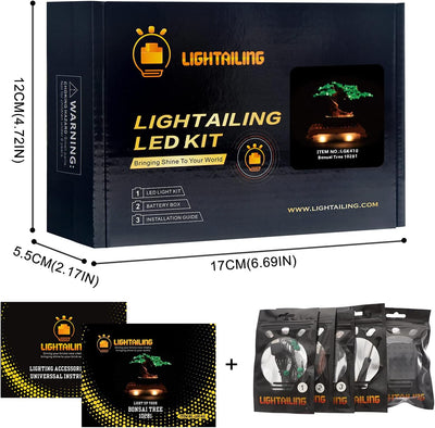 LIGHTAILING Licht-Set Für (Creator Expert Bonsai Tree) Modell - LED Licht-Set Kompatibel Mit Lego 10