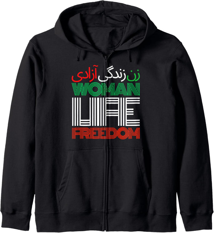 Woman Life Freedom Iran Zan Zendegi Azadi Iran Perser Kapuzenjacke