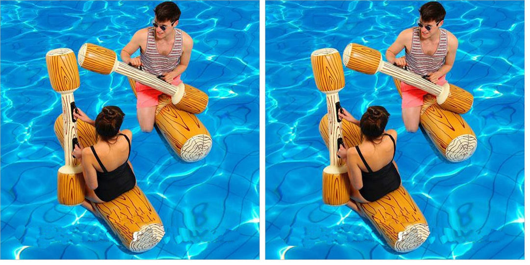 LONEEDY 2 Stück gesetzte aufblasbare Schwimm Reihe Spielwaren, Erwachsene -Pool-Party Wassersportspi