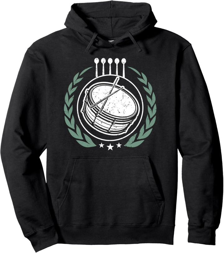 Trommel Trommelstock Trommler Tambourcorps Design Pullover Hoodie