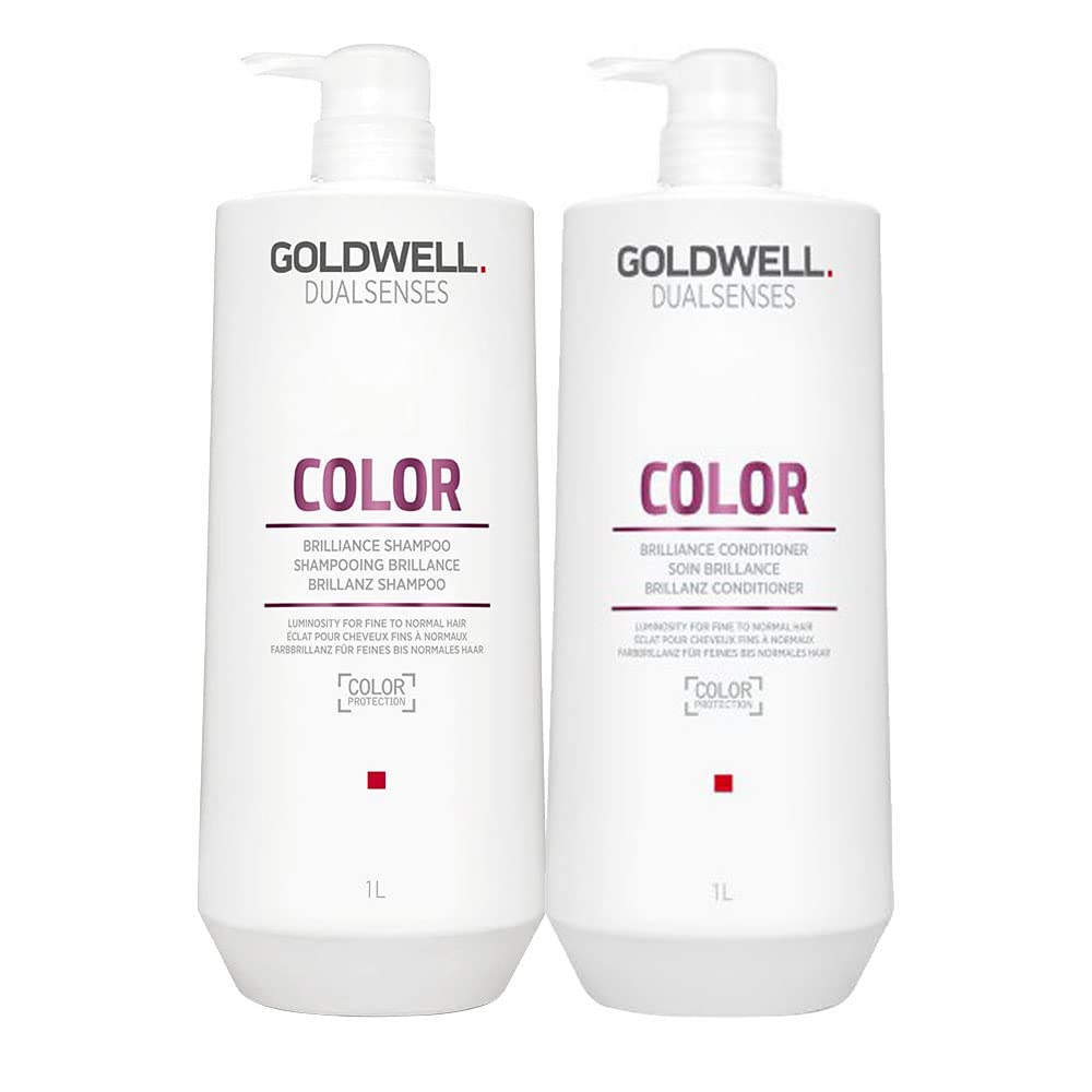 Goldwell Dualsenses Color Brilliance Shampoo1000ml Conditioner 1000ml