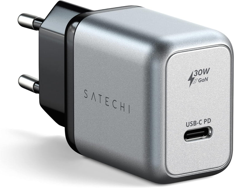 SATECHI 30W USB C PD Wandladegerät – Unterstützt Power Delivery – Für M2/M1 iPad Pro/Air, iPhone 15