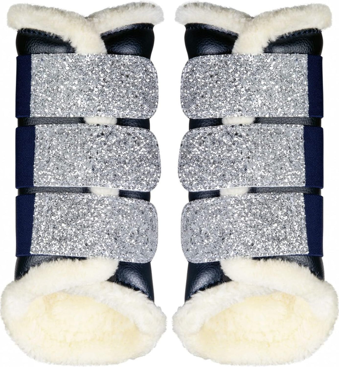 HKM Sparkle Gamaschen Schwarz XL