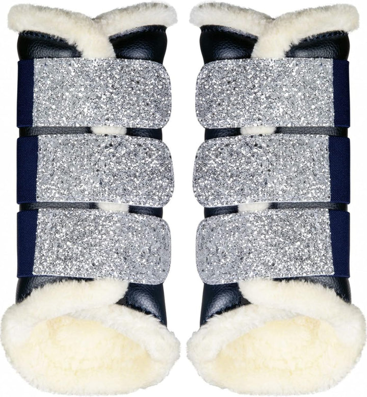 HKM Sparkle Gamaschen Schwarz XL