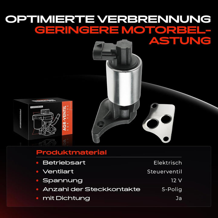 AGR-Ventil Abgasrückführung für Astra G Cabriolet Caravan CC Coupe Stufenheck Vectra B Caravan CC C
