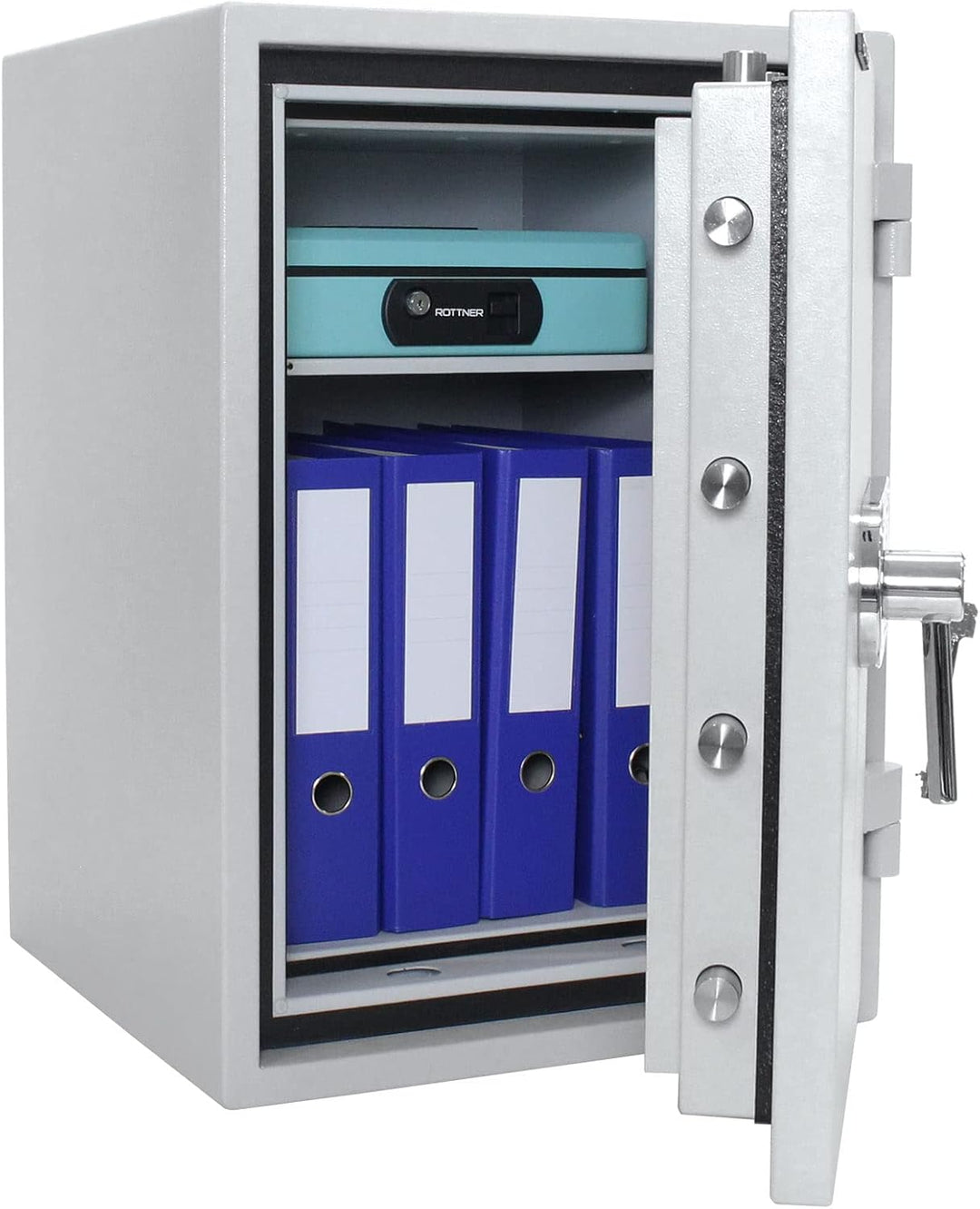 ROTTNER TRESOR Papiersicherungsschrank EN2 Fire Master 65 Doppelbartschloss lichtgrau, T06431