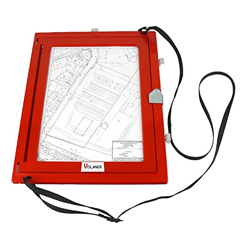 Feldbuchrahmen DIN A4 - Kunststoff rot, sehr robust