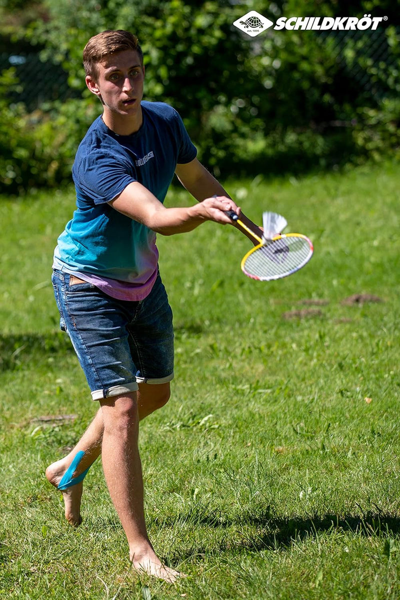 Schildköt Federball Set 4-Player, 4 Schläger, 2 Bälle, in Tragetasche Federball Set 4-Player, 970909