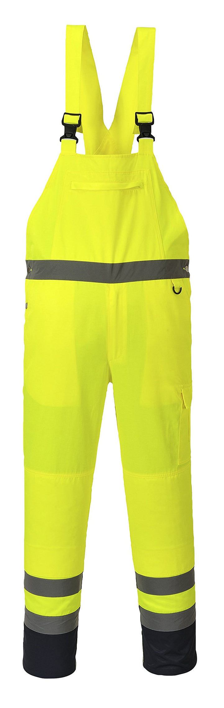 PORTWEST Pj52 - HI-vis Contrast Bib und Brace - Unlined, 1 Stück, L, gelb, PJ52YERL L Gelb, L Gelb