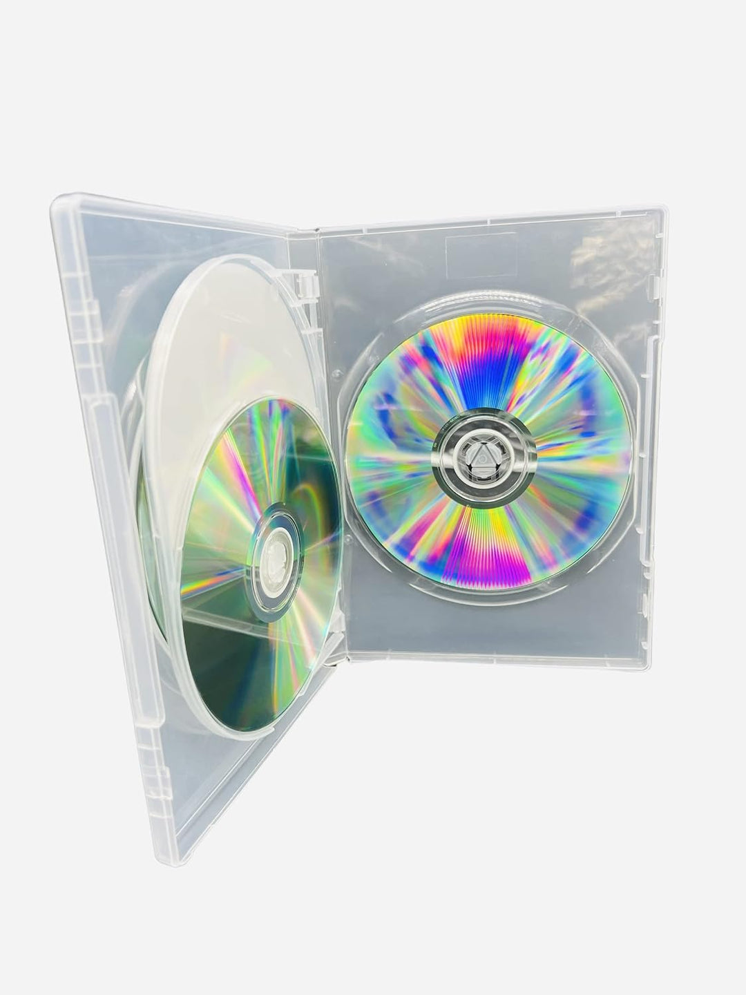 Dragon Trading DVD-/CD/Blu-Ray-Hüllen für 4 DVDs, 14 mm Rücken, transparent, 5 Stück