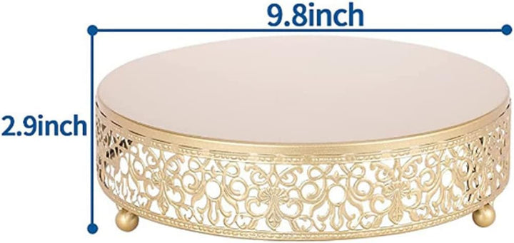 Gold Cake Stand Metal Cupcake Display Stand Glossy Metallic Finish Holder für Hochzeit Geburtstag Na