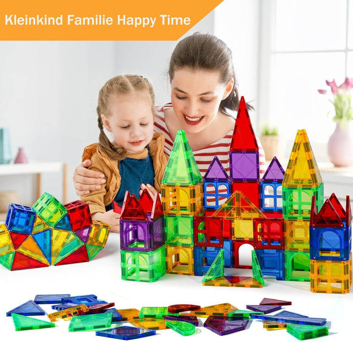 Magblock 120 Stück Magnetische Bausteine, Magnet Spielzeug Magnetspiele Kinderspielzeug Kinder für 3