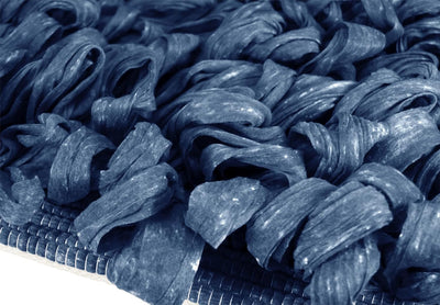 Lashuma Badezimmer Teppich Jeansblau, geeignet für Fussbodenheizung 50x70 cm 50x70 cm Jeansblau, 50x