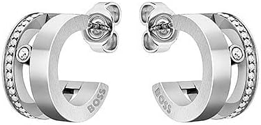 BOSS Jewelry Creolen für Damen Kollektion LYSSA aus Edelstahl - 1580345