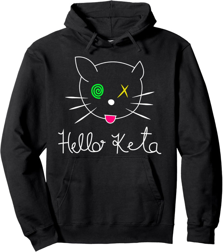 Keta Ballern Katze Design für Hardtekk Schranz Techno tanzen Pullover Hoodie