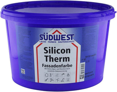 SÜDWEST Silicon Therm 12,5L Silikonharz Fassadenfarbe weiss matt