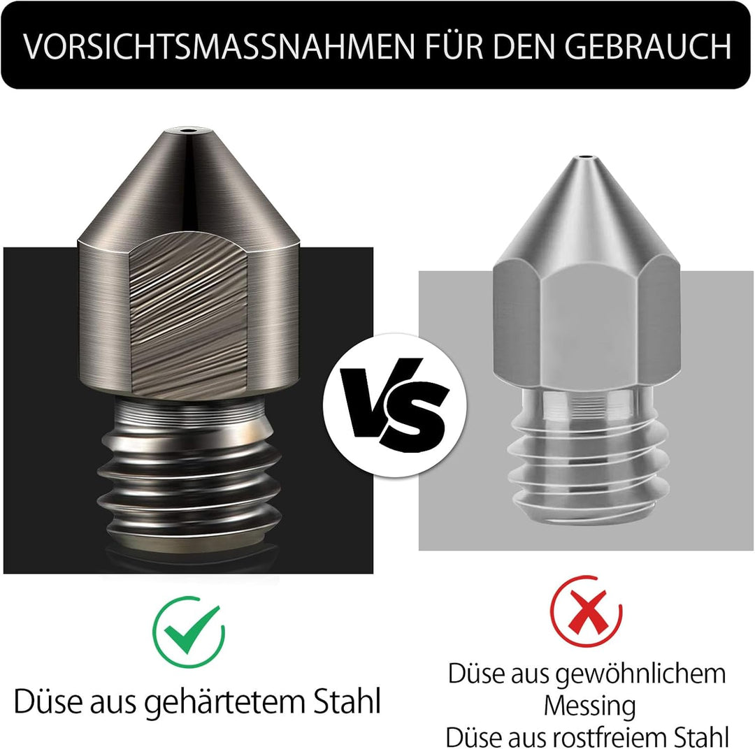 10 Rollen Carbon Fiber PETG Filament 1.75mm, TINMORRY PETG CF 3D Drucker Filament, 10 KG, Schwarz 10