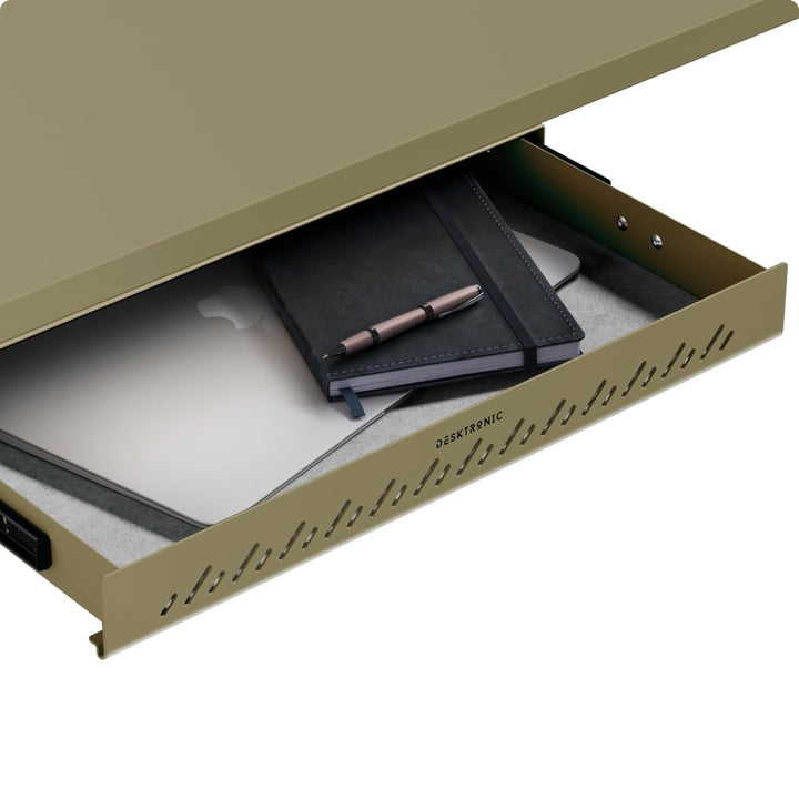 Desktronic Schreibtisch-Organizer, Untertisch-Aufbewahrungsbox, Schreibtisch für Büro Schule Homeoff