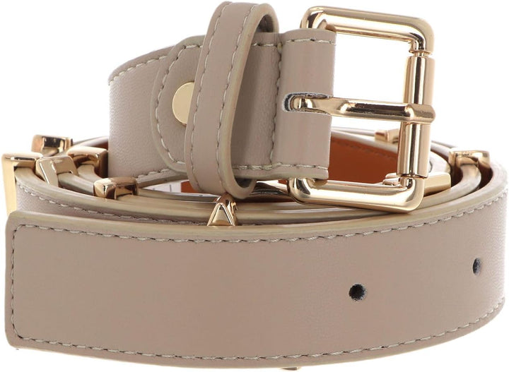 VALENTINO Emma Winter Belt W110 Beig / Oro - kürzbar