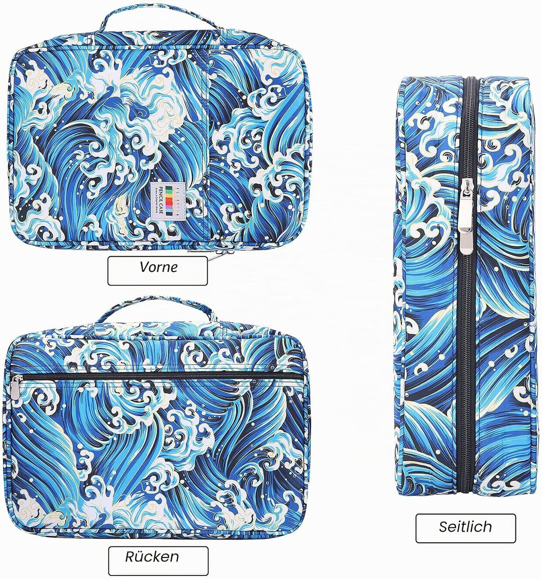 BOMKEE Federmäppchen Grosse, 304 Schlitze Etui Stifte Schule Federmappe Federtasche Maeppchen Mäppch