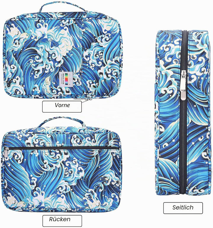BOMKEE Federmäppchen Grosse, 304 Schlitze Etui Stifte Schule Federmappe Federtasche Maeppchen Mäppch