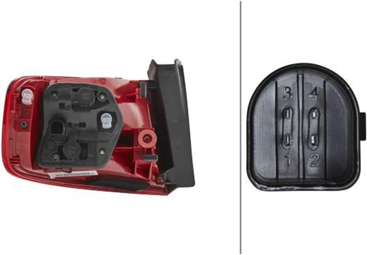 HELLA 2VA 009 686-121 Heckleuchte - Glühlampe - äusserer Teil - rechts - für u.a. Audi A4 (8K2, B8),