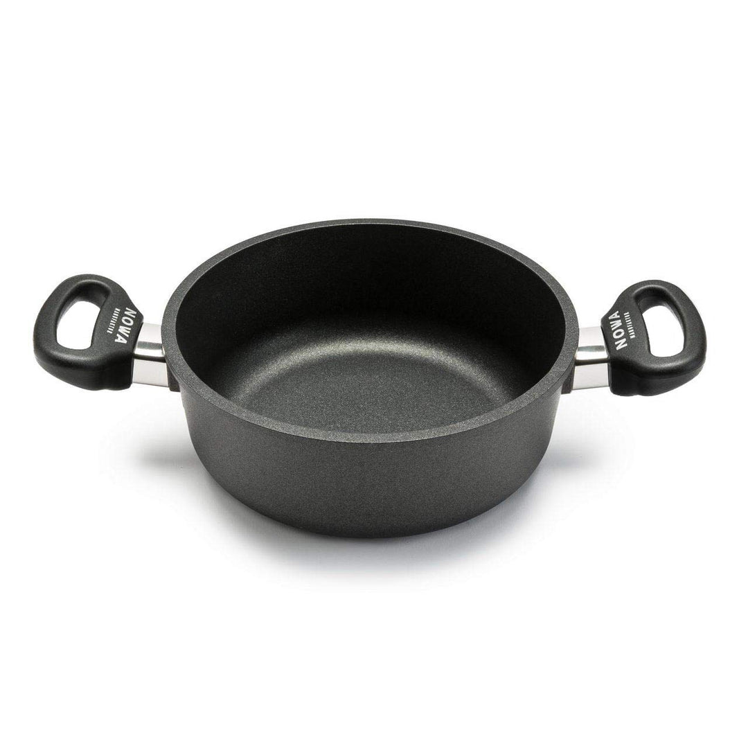 NOWA Aluguss Schmortopf, Innenhöhe von 7 cm,backofenfest bis 280 °C, Antihaft beschichtet, Induktion