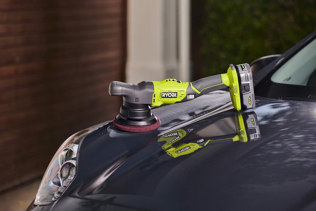 Ryobi R18P-0 ONE+ Akku-Polierer (Bare Tool), 18V, Schwarz, Gelb, Grün, Grau