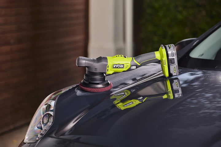 Ryobi R18P-0 ONE+ Akku-Polierer (Bare Tool), 18V, Schwarz, Gelb, Grün, Grau