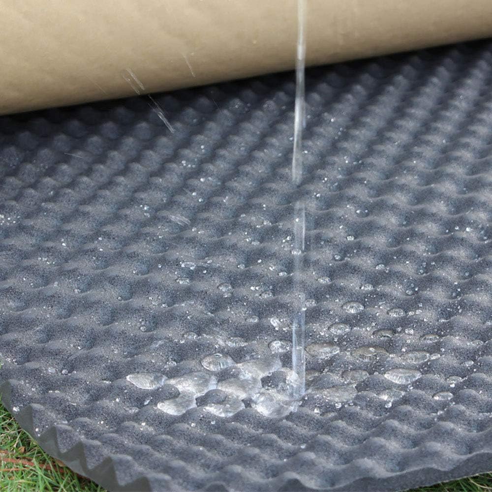 ALLOMN Schalldämmschaum, 100×50×2 cm Auto KTV Schalldämmmatte Fliesen mit Hoher Dichte Ei Kiste Akus