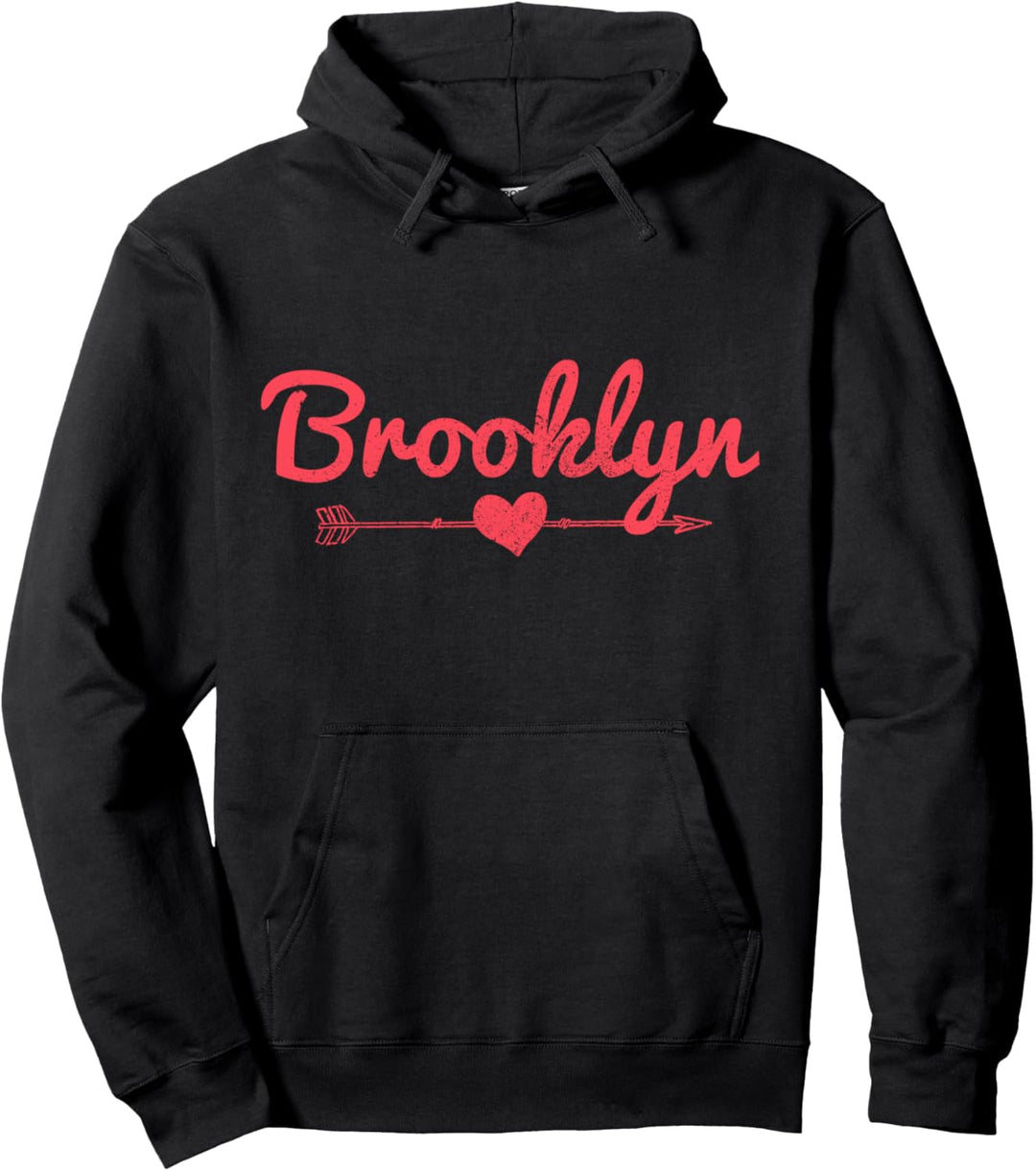 Brooklyn Pfeil Herz New York NYC NY Stolz Pullover Hoodie