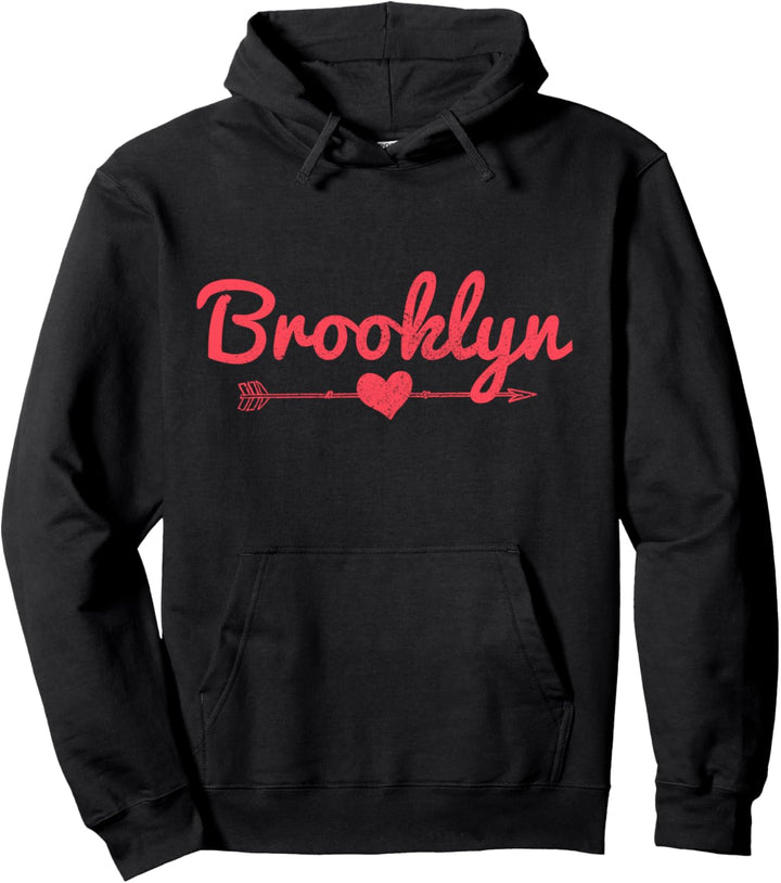 Brooklyn Pfeil Herz New York NYC NY Stolz Pullover Hoodie
