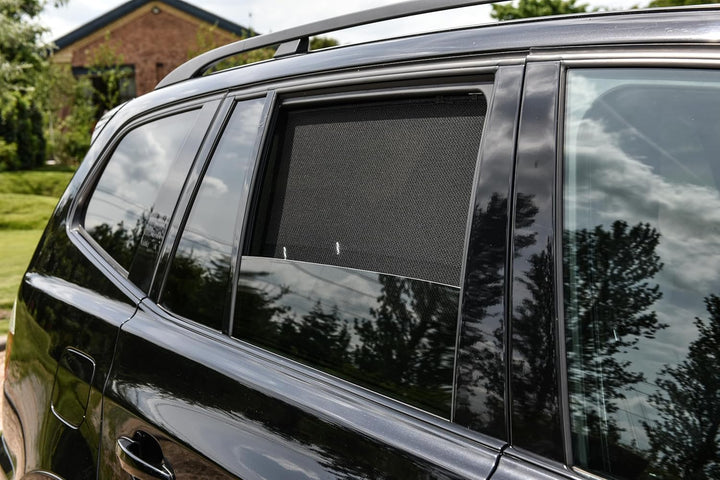 Satz Car Shades (Hintertüren) kompatibel mit BMW X3 E83 2003-2010 (2-teilig)