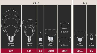 Paulmann 29079 White Lampion Edition Filament LED Globe G125 230V E27 4,3W 400lm dimmbar 125mm Weiss