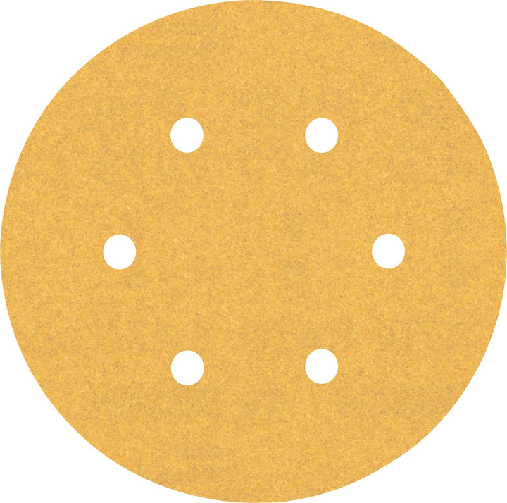 Bosch Accessories 50x Schleifpapier Expert C470 mit 6 Löchern (für Hartholz, Farbe auf Holz, Ø 150 m