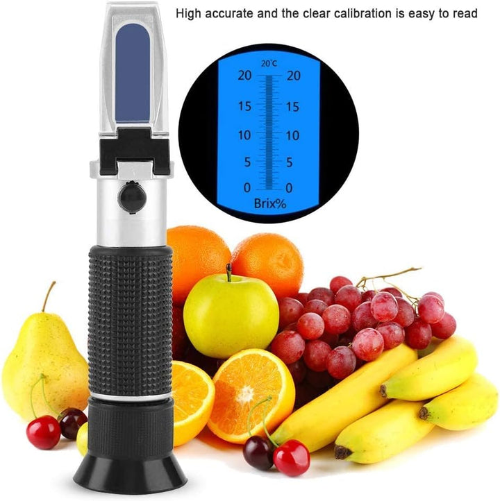 Brix Refraktometer Professionelles 0~20% Zuckergehalt messgerät Brix Scale Range Tester mit automati