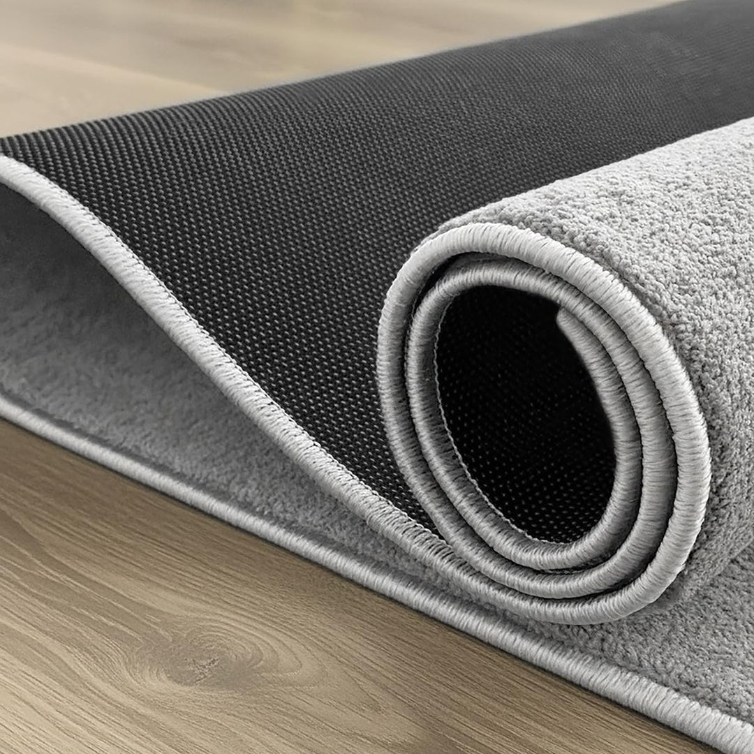 the carpet Enna moderner Teppich aus pflegeleichtem Polyester, Flachgewebe mit Antirutsch-Rücken, ru