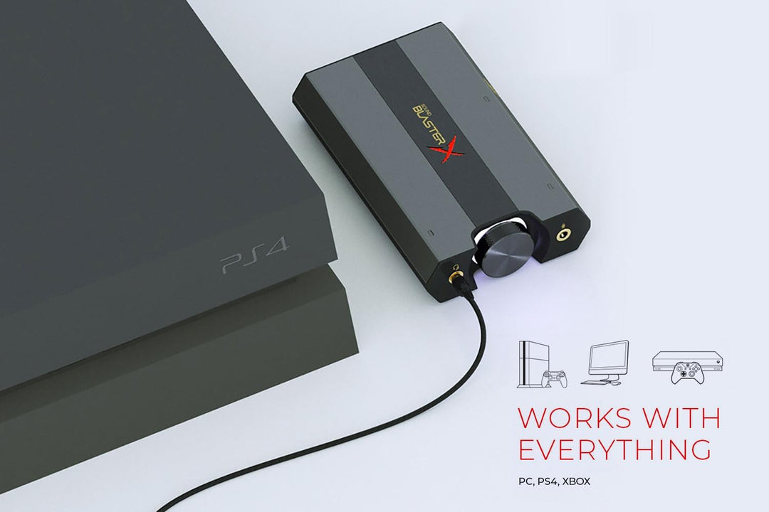 Sound BlasterX G6 7.1 HD externe Gaming-DAC- und USB-Soundkarte mit Xamp-Kopfhörerverstärker kompati