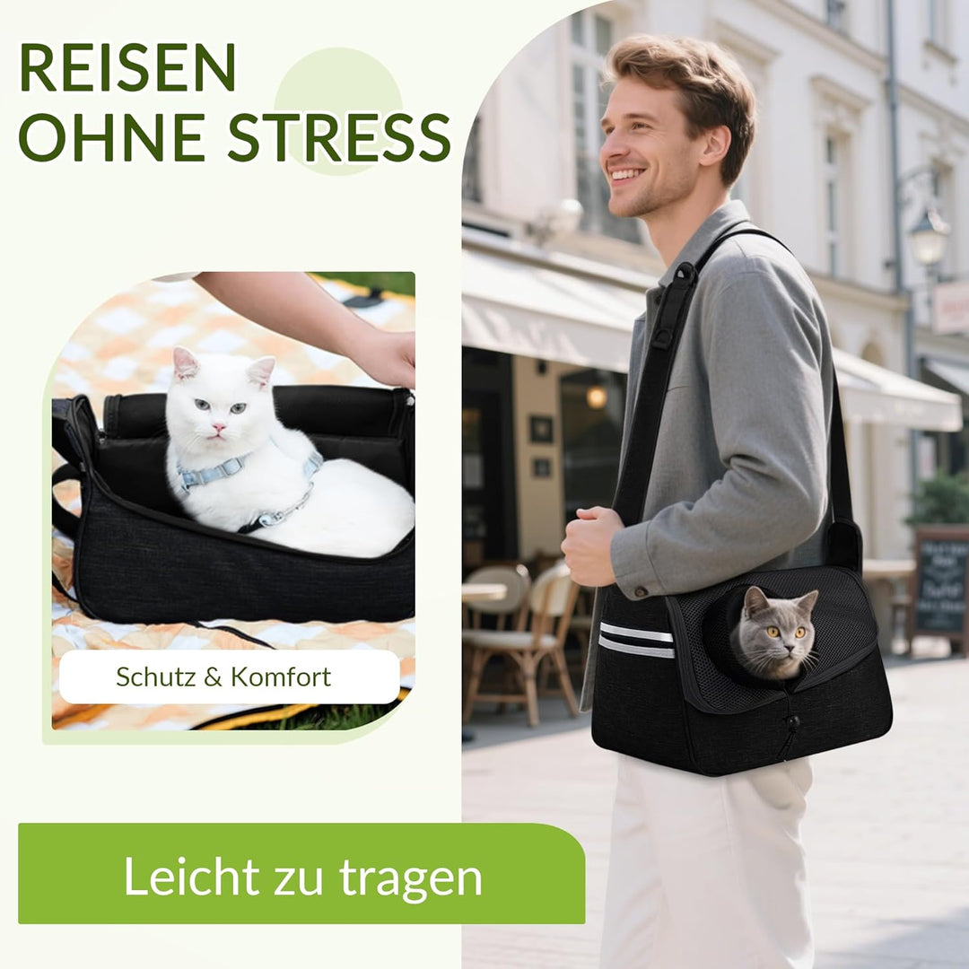 ALLSOPETS Hundetasche Tragetuch Hund Schultertasche Katzentragetasche Haustiere Tasche für Katzen un