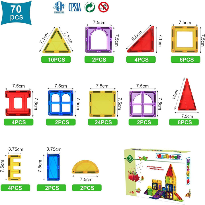 Magblock Magnetische Bausteine Magneten Spielzeug Magnetspielzeug Magnetspiele Kinderspielzeug Für K