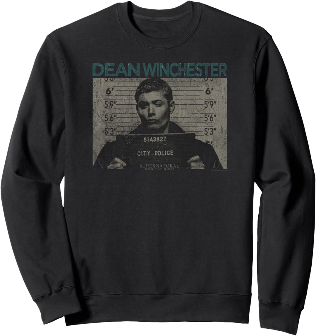 Supernatural Dean Mug Shot Sweatshirt