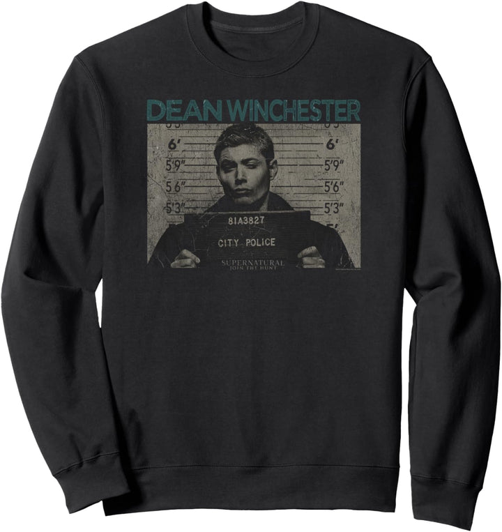 Supernatural Dean Mug Shot Sweatshirt