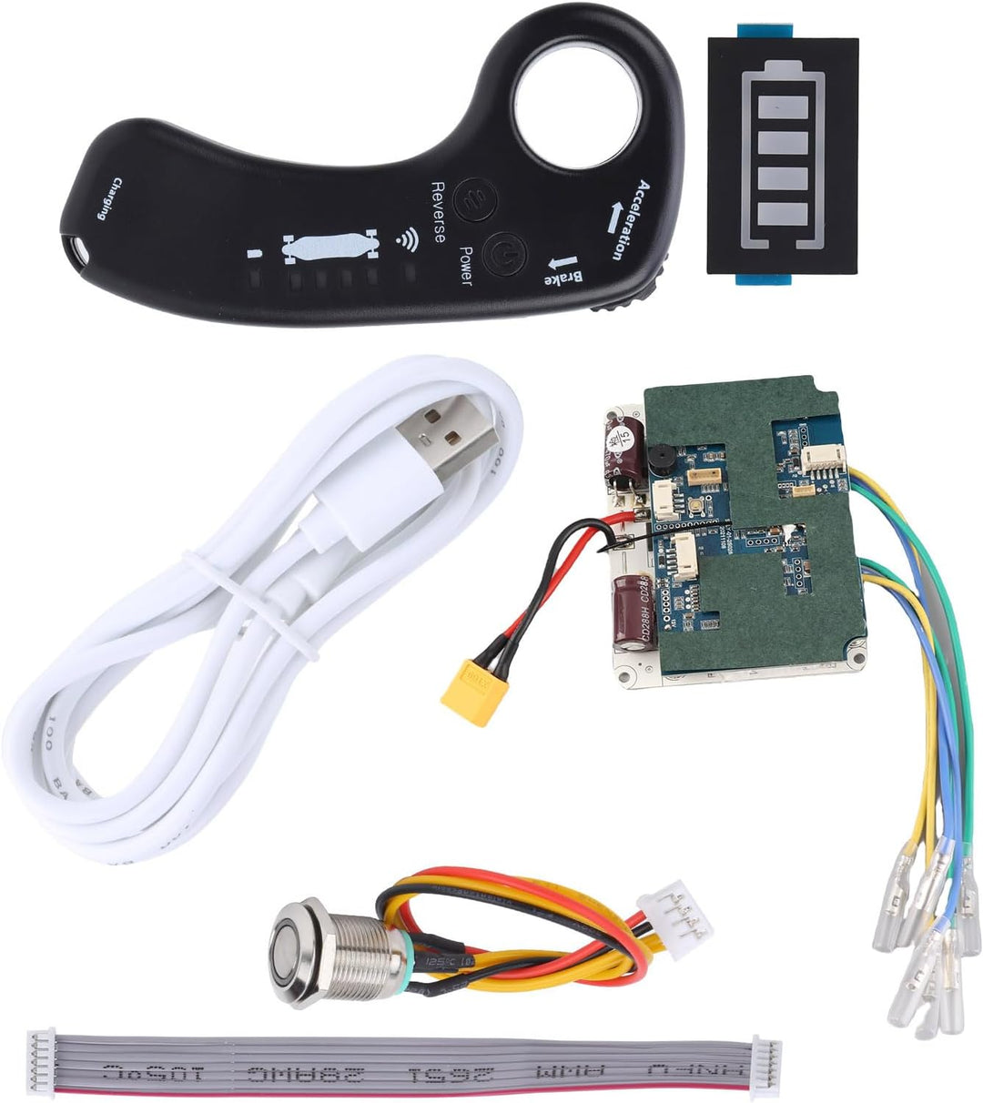 MechKit Elektrisches Skateboard Controller ESC Fernbedienung Kit, 36V 430W 12A Elektrisch Longboard