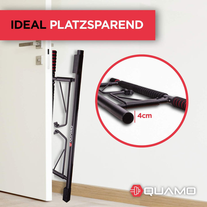 LAVUR Home & Living QUAMO Klimmzugstange für Türrahmen ohne Schrauben - stark belastbare Pull-up Bar